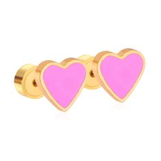 PRICES MAY VARY. Dainty heart stud 20g press stud earrings for women, teenage. Made of stainless steel, Hypoallergenic, nickel free and lead free, Safe for sensitive ear. Delicate cartilage piercing heart stud earrings for women. Gauge: 20g(0.8mm). heart size: 7.7*8mm,bar length : 6mm ,Tiny, minimalist but fashion. Wearing Occasion : Simple and cute stud earrings are suitable for casual, work, school, party, shopping and everyday wear. Ideal Gifts for Women. Cute Pierced Stud Earrings Come in an Cartilage Earrings Pink, Tiny Heart Earrings, Cute Korean Fashion, Cute Stud Earrings, Baby Earrings, Mini Studs, Free Earrings, Blue Evil Eye, Small Earrings Studs