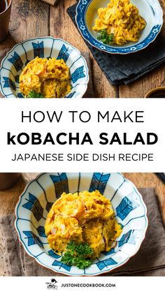 If you love japanese salad, you’ll adore this kabocha salad recipe. With tender kabocha squash, crunchy red onion, and creamy japanese mayo, it’s the perfect quick, nutritious side. Enjoy this refreshing dish for lunch or dinner, or even as part of a bento box! Japanese Squash Recipe, Rib Dishes, Japanese Party Food, Japanese Squash, Japanese Dinner Ideas, Asian Finger Food, Easy Asian Cucumber Salad, Japanese Salad Recipes, Japanese Curry Udon