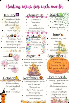 #hosting #ideasforyou #checklist Hosting Ideas, Dinner Party Themes, Fall And Halloween, Planner Pdf, Fun Family Activities, Family Night, Halloween Activities, Self Care Activities