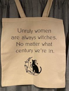 "15\" x 16\" market/book tote made from a lightweight canvas." Bookish Cotton Tote Bag, Cotton Tote Bag With Bookish Style, Witch Craft, Market Bags, Witchy Stuff, Market Tote, Market Bag, Namaste, Witch