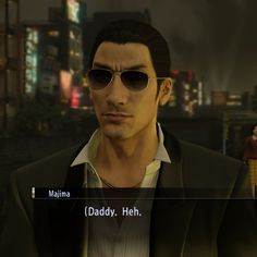 an image of a man with sunglasses on in the video game daddy, heh