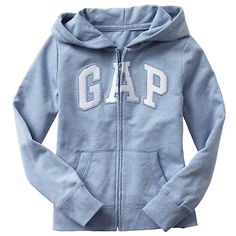 Big Clothes Outfits, Brandy Melville Hoodies, Gap Outfits, Gap Logo, Dressy Casual Outfits, Gap Jacket, Simple Trendy Outfits, Blue Hoodie, Zip Up Hoodies