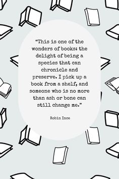 an image of a quote with books flying around