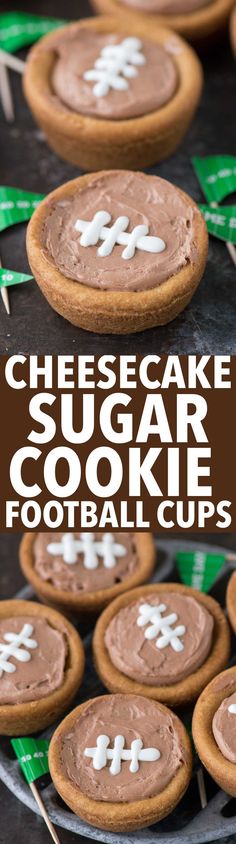 chocolate sugar cookie football cookies on a tray