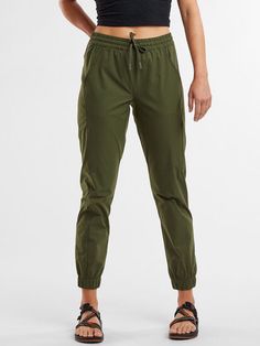 When hikes take a hot turn the Switchback Ultralight Hiking Joggers keep cool. Made of 4-way stretch quick-dry poly with DWR. 7 pockets, too! By Title Nine Stretch Green Cargo Pants For Outdoor Activities, Green Stretch Cargo Pants For Outdoor Activities, Athleisure Stretch Cargo Pants For Hiking, Sporty 4-way Stretch Hiking Pants, Stretch Athleisure Cargo Pants For Hiking, Stretch Pants With Functional Drawstring For Outdoor, Stretch Pants With Functional Drawstring For Outdoor Activities, Nylon Go-dry Bottoms For Hiking, Go-dry Athleisure Hiking Pants