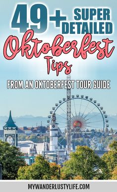 the top 10 things to do in oktoberfest, germany with text overlay