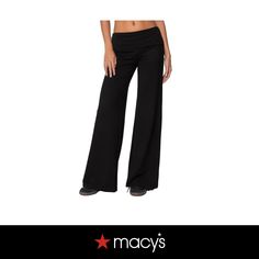 in stock Fold Over Pants, Fold Over, Black Pants, Wide Leg, Pick Up, In Store, Buy Online, Free Shipping, Pants