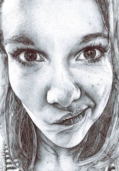 Biro Portrait, Biro Drawing, Biro Art, Contrast Art, Art Alevel, Gcse Art Sketchbook, Ap Studio Art, Ink Drawings