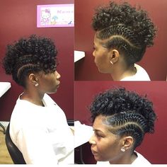 Sexy hair Natural Hair Mohawk, Cabello Afro Natural, Afrikaanse Mode, Flat Twist, Natural Hair Updo, Pelo Afro, Natural Hair Braids, Cornrow Hairstyles