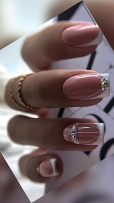 Foil Nails Acrylic, Classy Acrylic Nails, Long Acrylic Nails Coffin, Wedding Nails Design, Gradient Nails, Foil Nails, Oval Nails, Xmas Nails, Acrylic Nails Coffin