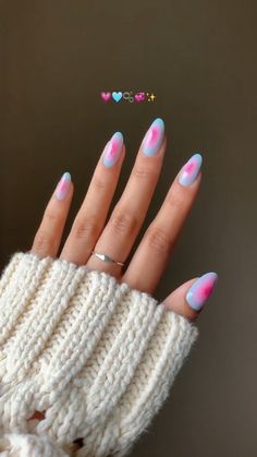 Luau Nails, Funky Summer Nails, Vibrant Nail Designs, Vacation Nail Designs, Vacation Nails Beach, Nails Beach, Beach Looks