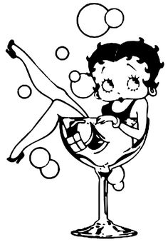 Betty Boop Coloring Pages, Betty Boop Classic, Betty Boop Art, Betty Boop Cartoon, Betty Boop Pictures, Free Adult Coloring Pages, Disney Films, Coloring Book Pages