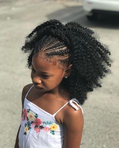 Hairstyles For School Black Kids, Easy Hairstyles For School Black, Hairstyles For Kids Black Natural, Easy Hairstyles For Kids Black, Hairstyle For Children, Hairstyles For Back To School, Hair Puff, Girls Natural Hairstyles