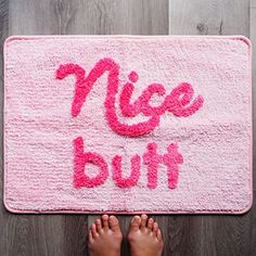 Shower Funny, Blush Rug, Cute Bathroom, Cute Bath Mats, College House, College Dorm Room Decor, College Apartment Decor, Funny Bathroom Decor, Future Apartment Decor