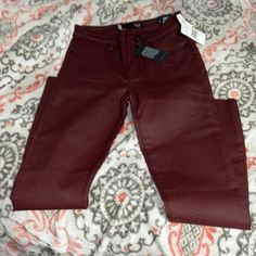 Nwt Kut From The Kluth Faux Leather Pants Size 0 Front Zipper Pockets In Front And Back Camel Pants, Corduroy Pants Women, Khaki Trousers, Boyfriend Pants, Black Capri Pants, Blue Dress Pants, Purple Pants, Bootcut Pants, Camo Pants