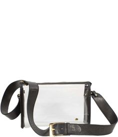 From Kelly-Tooke&#x2C; the Medium Clear Crossbody Bag features: Our leather transparent stadium-approved crossbody bag is all the rage&#033; With a full zipper closure and adjustable strap&#x2C; this modern treasure is the perfect game-day accessory. Clear panels w/ calf leather gussets & strapZipper closureMade from U.S. hand-selected leather hidesCustom-made Kelly-Tooke hardwareApprox. 10” w x 6.5” Clear Crossbody Shoulder Bag For On-the-go, Clear Shoulder Bag With Removable Pouch For Travel, Clear Crossbody Shoulder Bag With Detachable Strap, Clear Satchel With Clear Strap For Travel, Clear Rectangular Shoulder Bag For Travel, Clear Satchel With Adjustable Strap For Everyday Use, Clear Pouch Shoulder Bag For Travel, Travel Crossbody Satchel With Clear Strap, Everyday Clear Satchel With Adjustable Strap