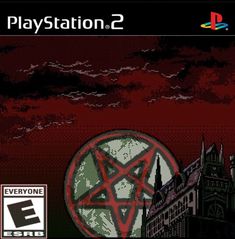 an image of a video game cover with the words, play station 2 on it