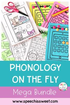 phonology on the fly mega bundle with pictures and text