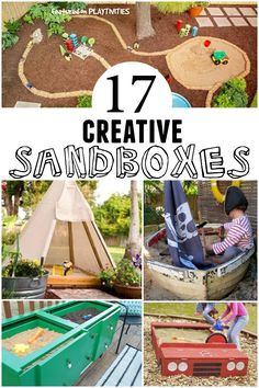 17 creative sandboxes for kids to play in