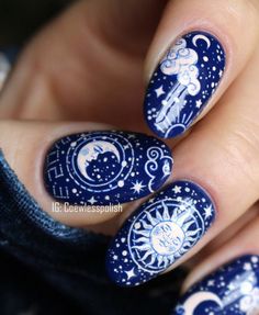 Crazy Nails, Nail Inspiration, Crystal Grid, Mani Pedi, Makeup Nails, Nails Inspiration, Nail Ideas, Tatting, Nail Designs