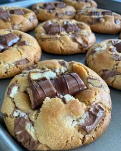 chocolate chip cookies on a baking sheet ready to be baked