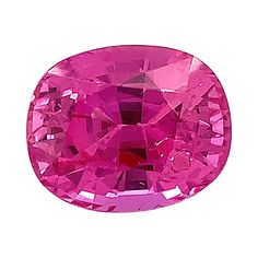 This 1.39 carat vivid pink sapphire is magnificent! It is an unheated, perfectly symmetrical oval from Myanmar (formerly Burma), the historic source of some of the world’s finest sapphires. With an electric, hot pink hue and an exceptional cut providing maximum light return, this sapphire has pedigree, gorgeous natural color and endless sparkle. It measures 6.89 x 5.61 x 4.35 millimeters and is accompanied by Gemological Institute of America Origin Report #1156734636. Petite but spectacular, thi Gold Baroque, 3 Stone Engagement Rings, Colored Gems, Blue Gems, Stone Engagement Rings, Stone Engagement, Gems Jewelry, Gold Drop Earrings, Burmese