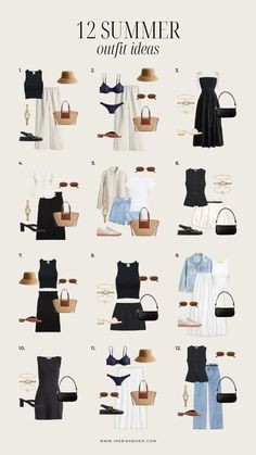 European Summer Capsule Wardrobe 2024, Europe Outfits Summer 2024, Italy In July Outfits, 2024 Outfits Summer, Summer 2024 Outfit Ideas, Summer Vacation Outfit Inspo 2024, Resort Wear Outfit Ideas, Trend Summer 2024 Outfit, Summer Fit Inspo 2024