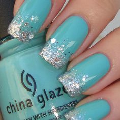 Tiffany Nails Nails Pointy, Nails Disney, Turquoise Nails, Pointy Nails, Disney Nails