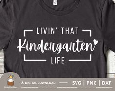 a black shirt with the words livn'that 4th grade life in white on it