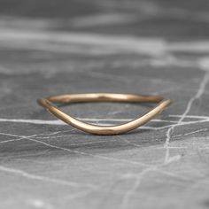 Classic Contour Wedding Band, 14K Rose Gold Simple Gold Wedding Rings, Minimal Wedding Band, Contour Ring, Engagement Ring Pictures, Contour Wedding Band, Marquise Shape Diamond, Engagement Ring Inspiration, Cute Engagement Rings, Ring Styles