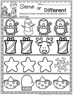 the same or different worksheet for winter