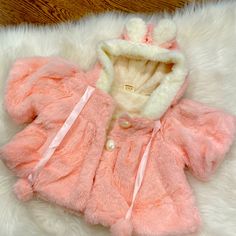 So Soft And Beautiful. Two Big Pearl Buttons. Create A Bundle For Free Shipping On Additional Items! Cute Pink Warm Outerwear, Cute Warm Pink Outerwear, Cute Warm White Outerwear, Calvin Klein Girls, Winter Jacket North Face, Ralph Lauren Baby Girl, Riders On The Storm, Patagonia Kids, Denim Hoodie