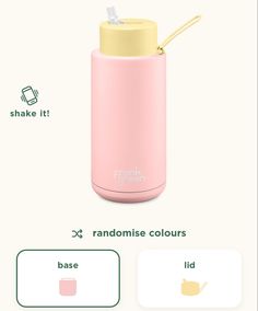 thermos insulated water bottle is shown with instructions on how to use it