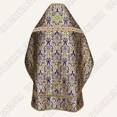 Fabric: Greek (brocade)Finishing: Greek Boulder (galoon)Cross: machine embroideryColor of the fabric: PurpleLining: SatinTassels and frills: hand-made ropeHigh-quality accessories and high-quality metal buttons.The set includes 6 items: Felon, epitrachelion, zone, epigonations and cuffs.Priest sticharion and veils can also be added to the ordered.The customer can change the composition of the vestments, choose another fixture or color of the fabric. Traditional Brocade Chasuble For Ceremonial Use, Traditional Brocade Chasuble For Church, Traditional Brocade Chasuble For Ceremonies, Metal Buttons, No Frills, Machine Embroidery, Ukraine, Hand Made, Composition