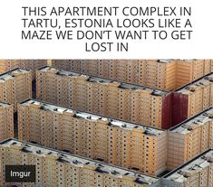 this apartment complex in tartu, estonia looks like a maze we don't want to get lost in