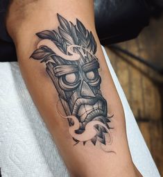 a person with a tattoo on their arm