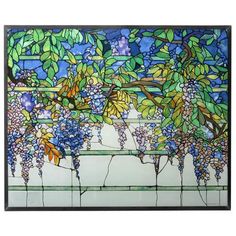 11.25 x 14 Tiffany Wisteria Stained Glass Panel - Magick Magick.com Traditional Stained Glass Panels, Tiffany Stained Glass Windows, Stained Glass Window Art, It's Raining Cats And Dogs, Window Stained, Stained Glass Window Film, Painted Glass Art, Glass Window Art, Bike Helmets