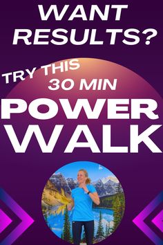 a poster for the power walk