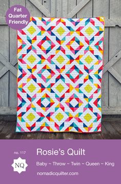 the rose's quilt pattern is featured in an article about how to use it