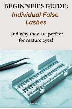 Even if you've never tried false lashes, this is worth a read. Individual lashes can up your makeup game and are easy to apply with a little practice. Eyeshadow For Hooded Eyes, Eyeliner For Hooded Eyes