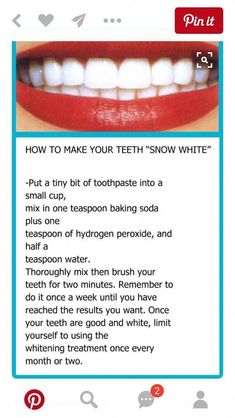 Baking Soda Teeth, Natural Teeth Whitening Diy, Idee Pasto