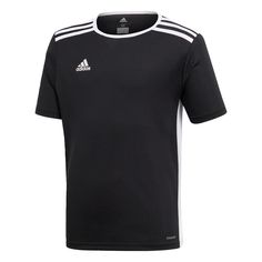 PRICES MAY VARY. Junior boys' athletic jersey Regular fit Crewneck provides full coverage Moisture-absorbing AEROREADY helps you stay dry Soccer Jersey, Black Media, Fashion Branding, Adidas