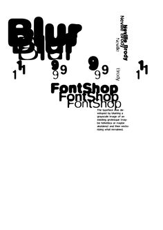 an advertisement for a fashion boutique with black and white type on it's front cover