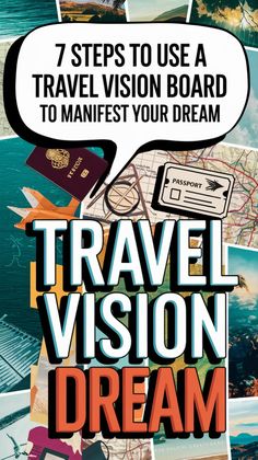 Check out this article if you’re ready to use a travel vision board to bring your dream trips to life. These seven steps will show you how to focus on your goals and make them achievable. Save this pin to start creating your travel vision board now.