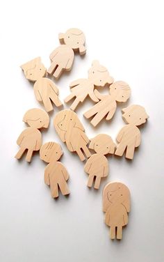 image 0 Wooden People, Wooden Toys For Toddlers, Handmade Wooden Toys, Wooden Doll, Kids Wood, Wooden Animals, Dinosaur Toys, Wooden Dolls, Wood Toys