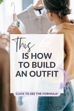 Build An Outfit, Capsule Wardrobe Women, Quoi Porter, Build A Wardrobe, Wardrobe Planning, Outfit Formulas, Jewelry Minimalist, In The Closet