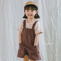 Only Suspender Pants (T-Shirt Is Not Including) 60% Cotton, 40% Linen Made In Korea Pattern: Solid Closure: Button Occasion: Activewear, Business, Casual, Christening, Formal, Party, Travel, Wedding, Workwear Color: Brown Suspender Buttons/Belt Loops: Suspender Buttons Material: Cotton, Linen Accents: Strap Brand: Raker Fit: Regular Department: Girls Type: Pants Style: Overalls Casual Cotton Overalls For Playdate, Cute Cotton Bottoms With Buttons, Activewear Business, Brown Overalls, Pumpkin Onesie, Brown Suspenders, Boys Overalls, Suspenders For Kids, Style Overalls