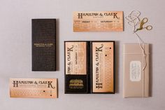 The train wedding invitations were inspired from a vintage train ticket. We punched out the date instead of writing out the information. Luxury Indian Wedding Invitations, Deco Wedding Invitations, Wedding Invitation Templates Rustic, Wedding Invitations Uk, Art Deco Wedding Invitations