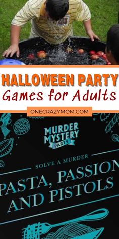 halloween party games for adults that are fun and easy to play in the yard with kids