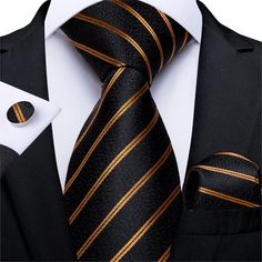 Men's Patterned Silk Tie Item Type: Men Accessories Material: Silk Length: 150 cm / 59.06 inch Width: 8 cm / 3.15 inch Package Includes: 1 x Tie Brand:DiBanGu Material: 100% silk Condition: Handmade Tie size: Length:59"(150cm) Width:3.14"(8cm) Handkerchief size: 9.05"X9.05"(23cmX23cm) Packing: Protective and Simple Packing In our store, there are many other ties on sale, You can visit our store to choose more. We also sell bowtie,handkerchief,cufflinks,suspenders... If you ar Mens Wedding Ties, Gold Man, Necktie Set, Handkerchief Men, Wedding Tie, Brown Paisley, Mens Silk Ties, Tie For Men, Designer Ties